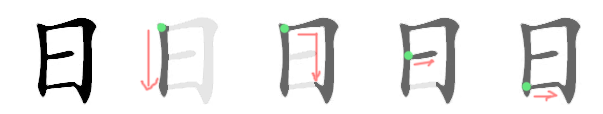 Stroke Order: Enclosures before content